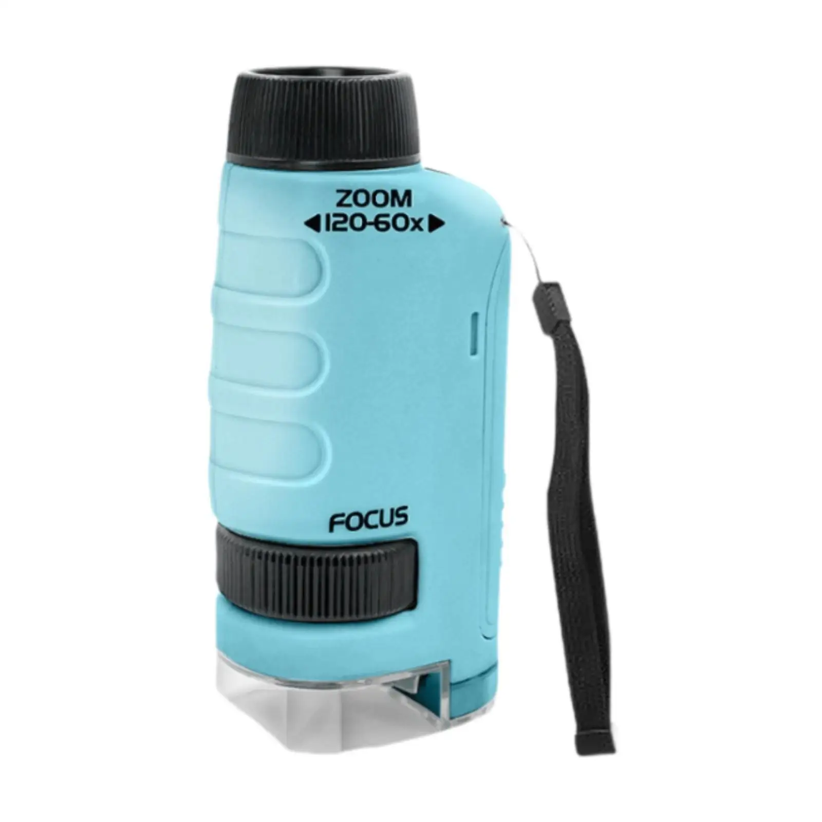 Handheld Microscope, Pocket Microscope, 60-120x Outdoor Portable Kids Science Microscope Toy for Ages 8+ Home School Lab