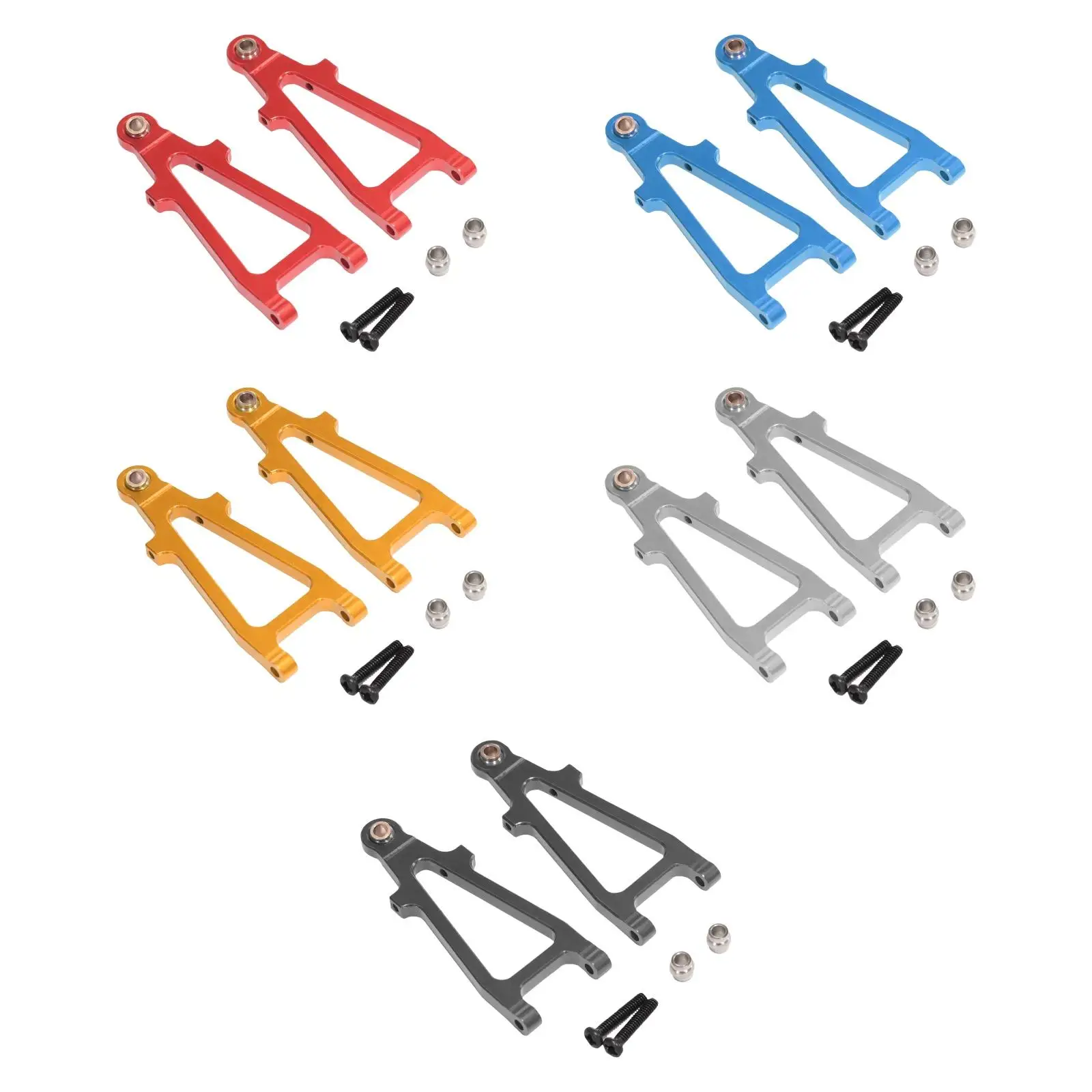 2x RC Car Front Lower Swing Arms 1/20 Premium Heavy Duty High Strength Easy to Replace Modification Part for C8811 20208 JJRC