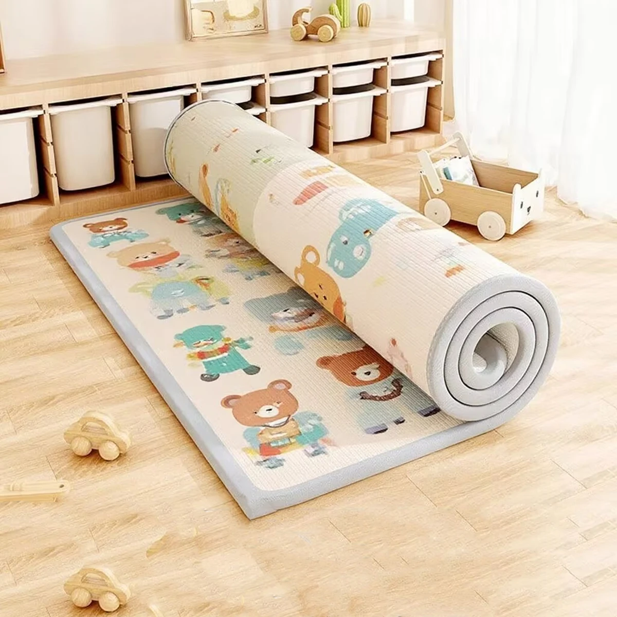 Alfombra de juego educativa no tóxica para bebés guardería