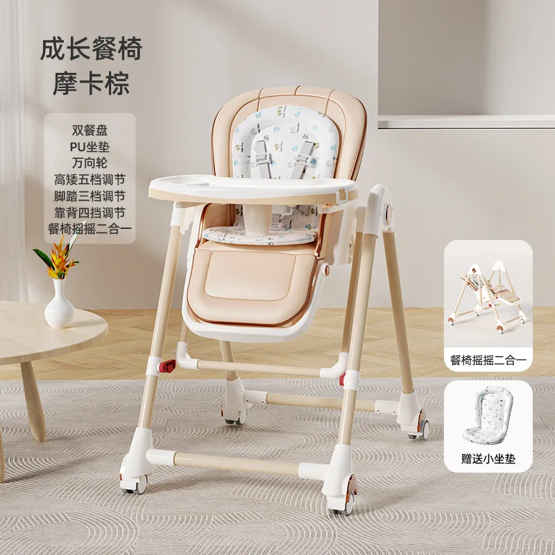 Sillas altas para bebé, silla de comedor multifuncional plegable para el hogar, mesa de comedor portátil para bebé, silla para bebé para niños