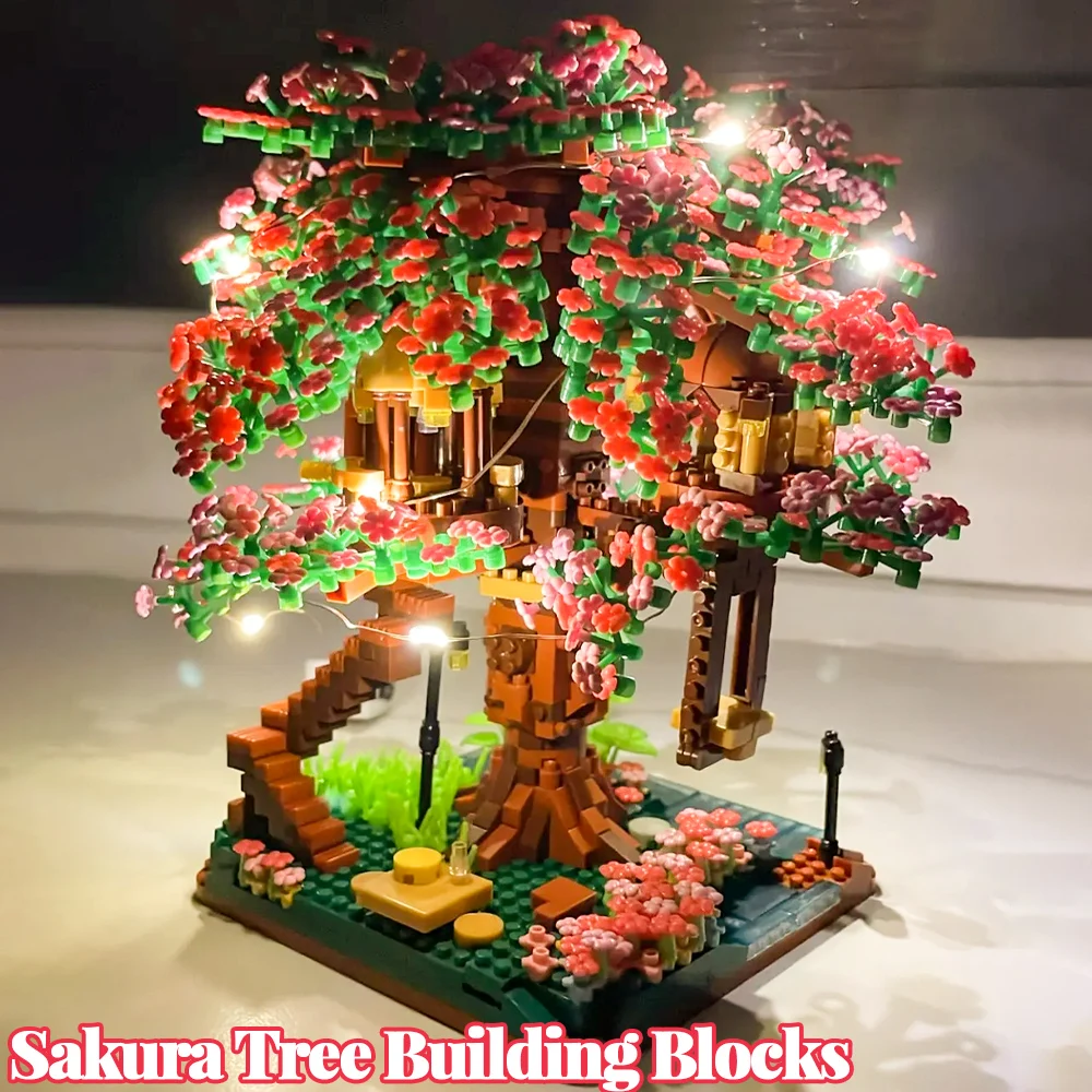 Juego de bloques de madera Sakura – Construcción artesanal para niños