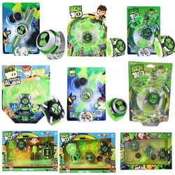 Reloj Ben10 Original 3D, reloj de proyección Earth Defenders, juguete Omnitrix, figuras de Anime, modelo de juguetes de PVC para niños, regalos