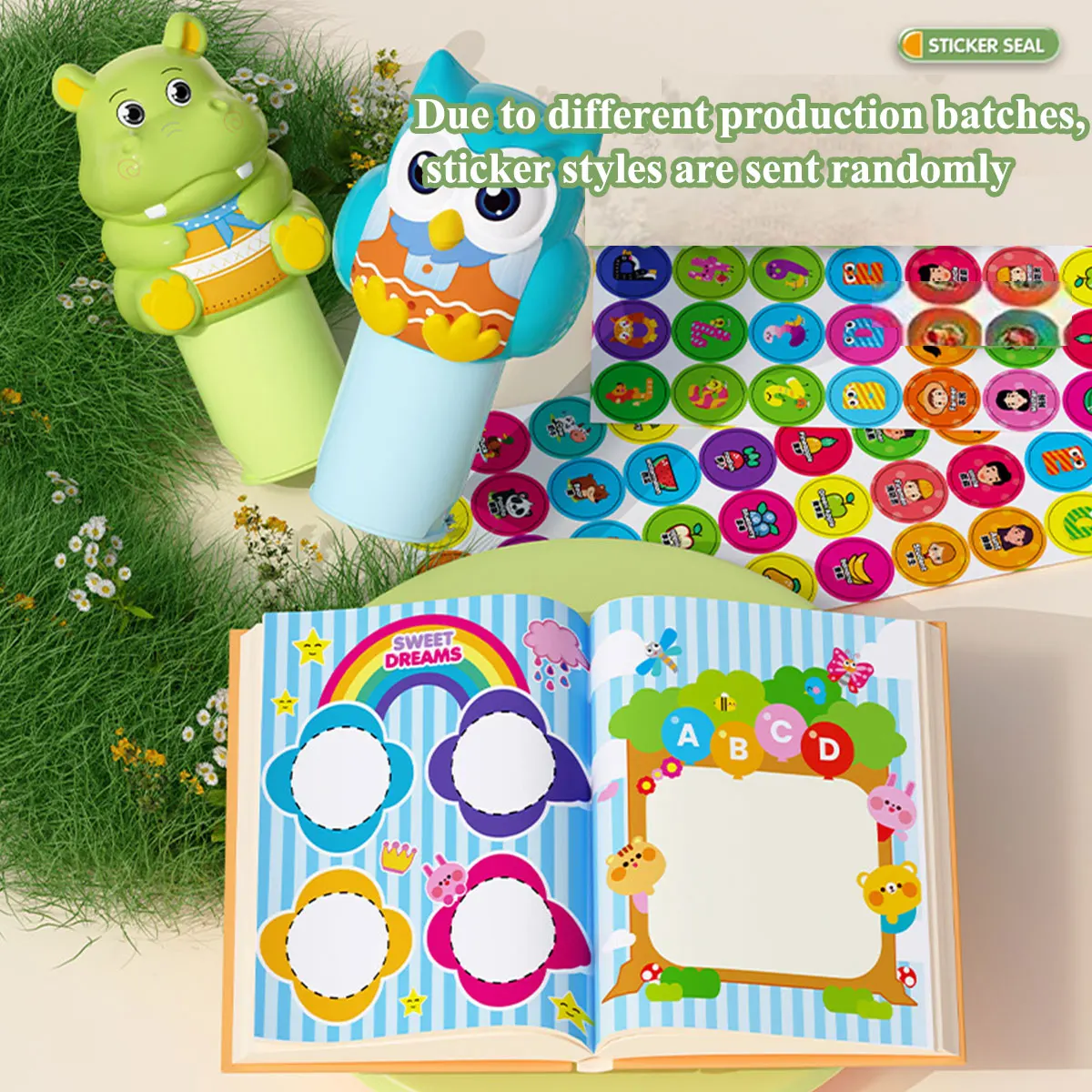 Sello mágico Montessori – Kit educativo con álbum y pegatinas - imagen 5