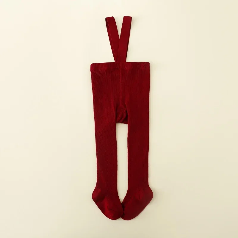Pantalones de punto con tirantes para bebé – Otoño invierno - imagen 4