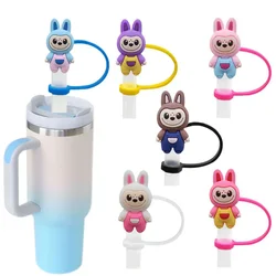 Cubierta de silicona para pajilla con muñeca – Accesorio antigoteo
