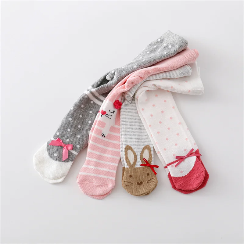 Leotardos de algodón estampados para bebé niña - imagen 2
