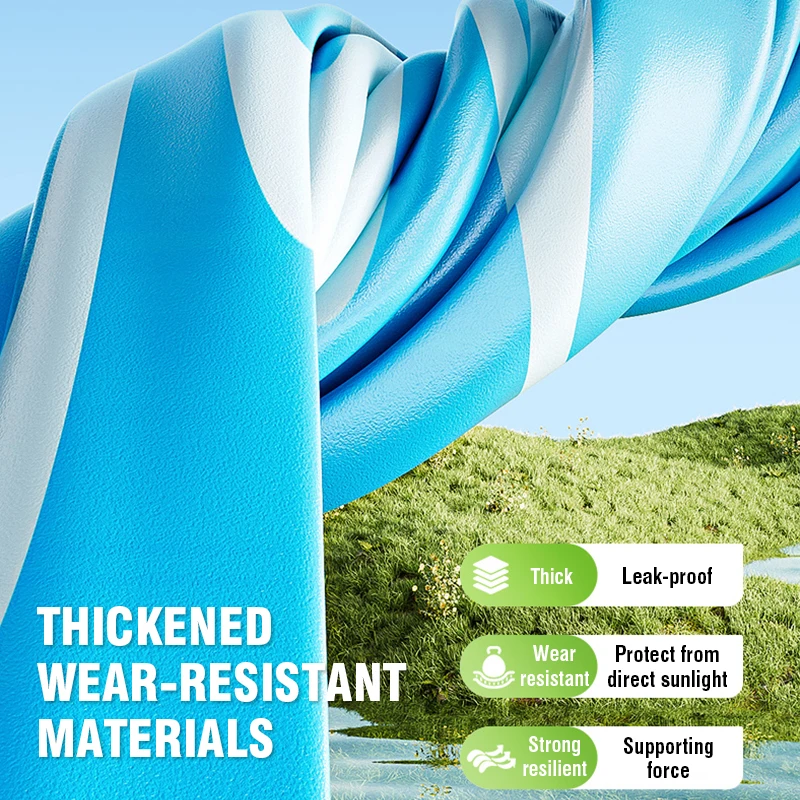 Piscina inflable de 1,8-3M con cobertizo, piscinas familiares grandes de PVC, piscina rectangular para niños, Fiesta al aire libre, bañera para niños - imagen 4