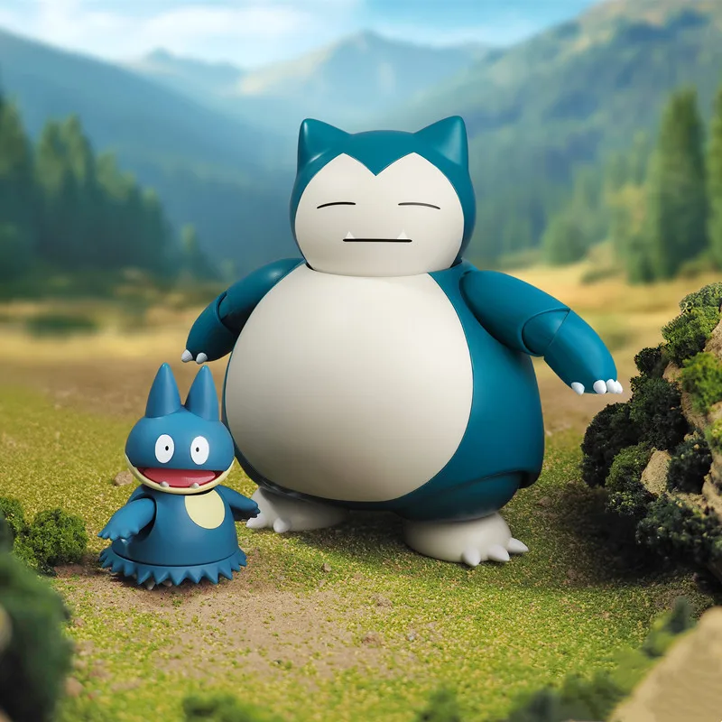 Original Blokees Pokemon Adventure Prologue Snorlax Cinderace Scyther Lucario figura de acción modelo juguetes de ensamblaje regalos de cumpleaños - imagen 4