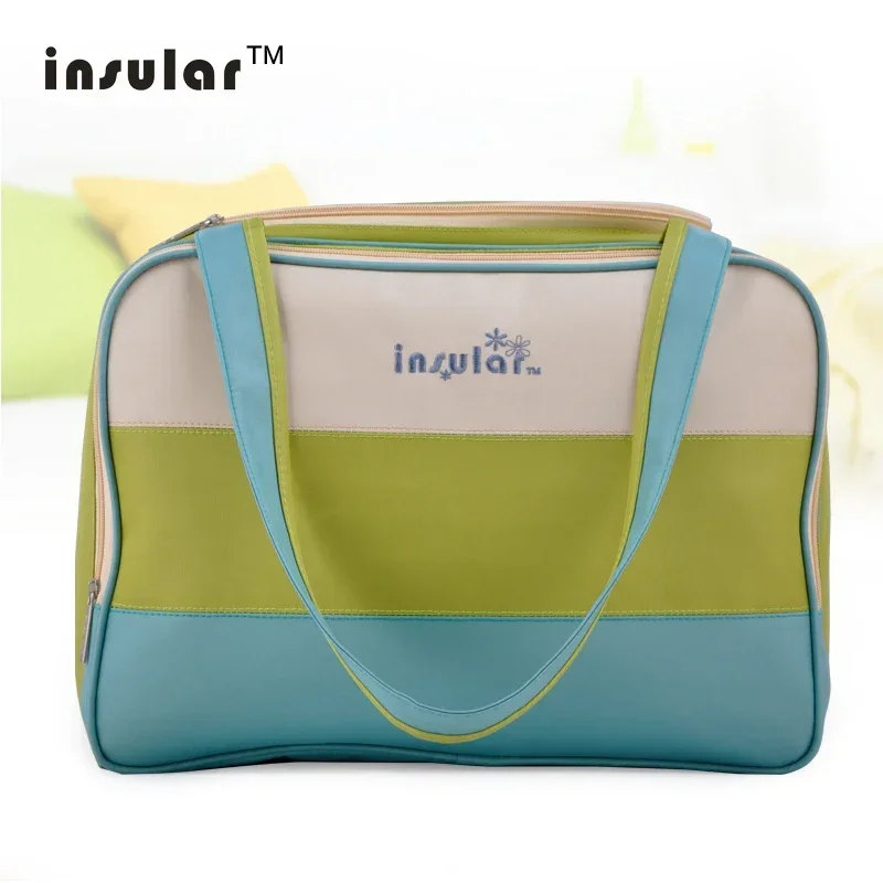 Bolsa pañalera de lona resistente gran capacidad de almacenaje - imagen 2