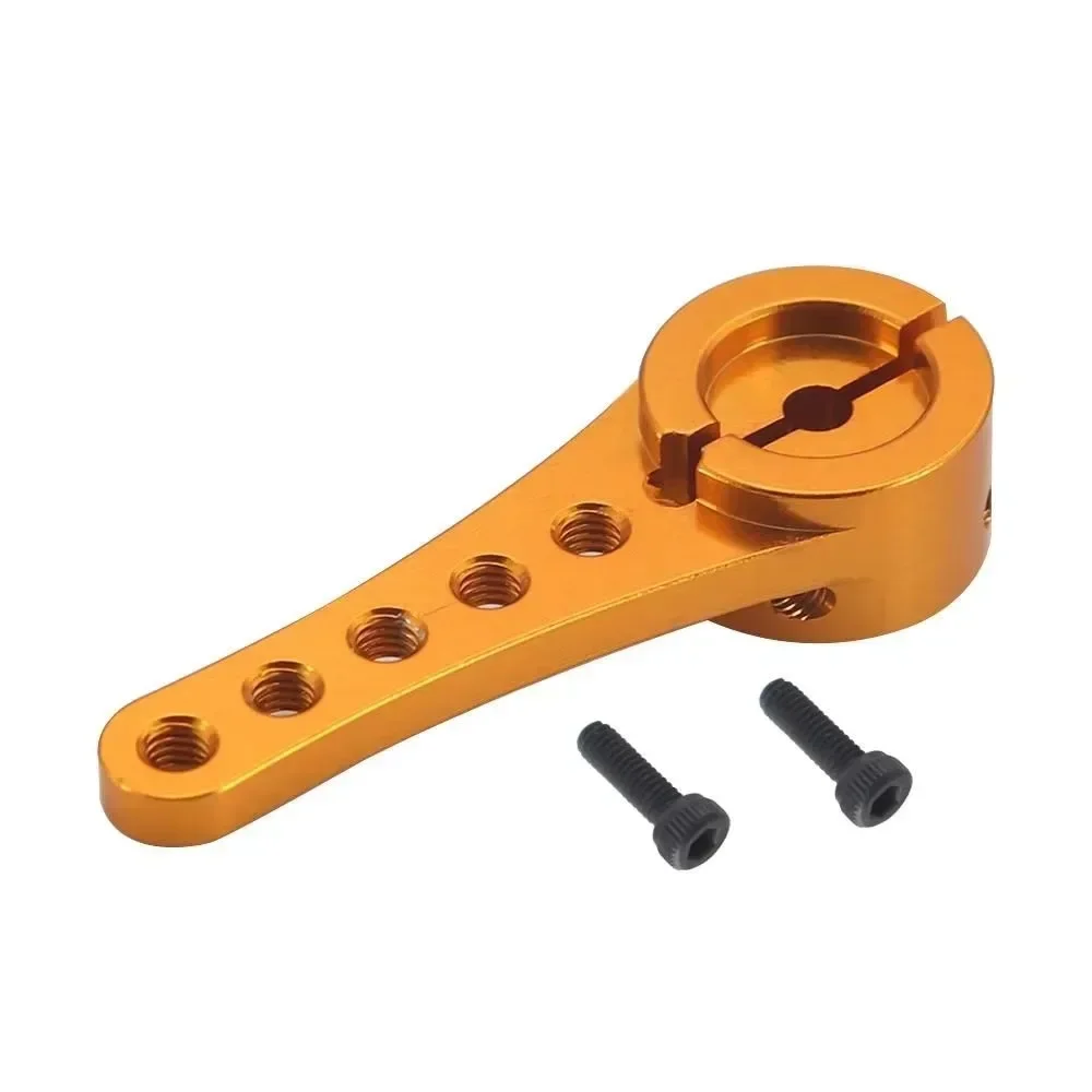 Brazo Servo estriado 25T, 46mm de longitud, brazo Servo de dirección de aleación de aluminio, diseño de torsión grande, brazo Servo sobre orugas para Futaba MG996 MG995 - imagen 4