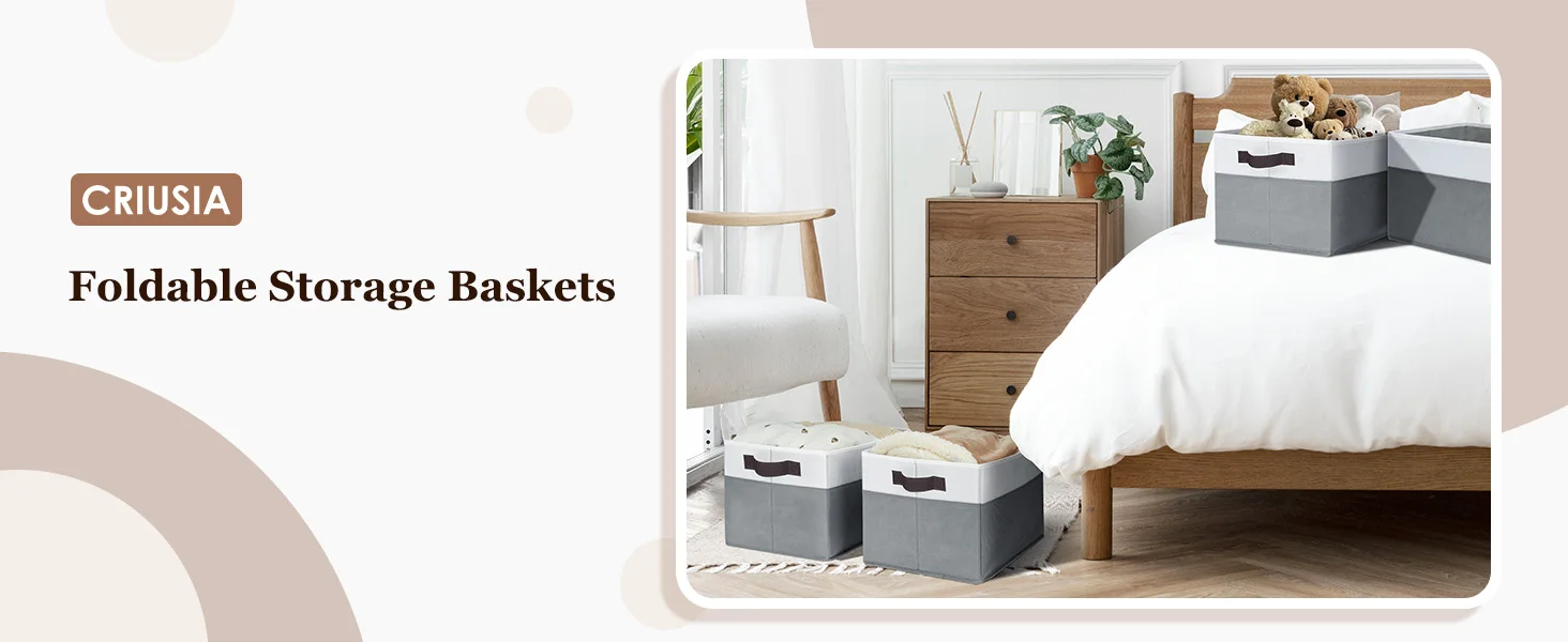 storage baskets for shelves