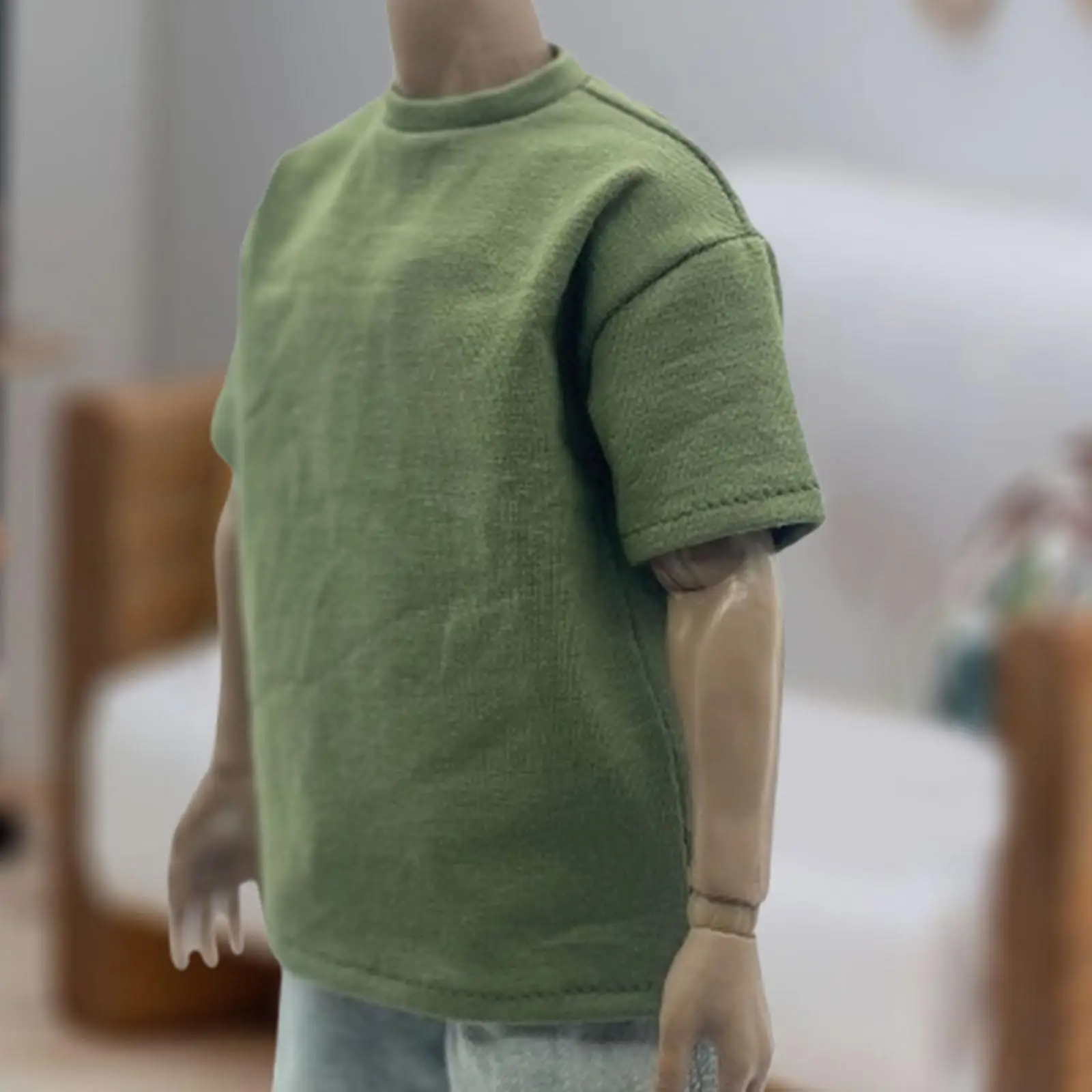 1/6 Scale Male T Shirt, Handmade Doll Clothes,Convenient Miniature Clothing 1:6 Male Figure T Shirt for 12in Figures 1/6 Scale Male T Shirt, Handmade Doll Clothes,Convenient Miniature Clothing 1:6 Male Figure T Shirt for 12in Figures