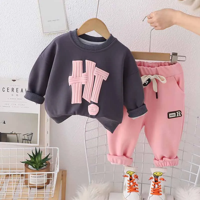 Conjunto de sudaderas para niños – Cuello redondo primavera y otoño - imagen 3
