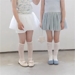 Calcetines de algodón con lazo veraniego para niños – Suave malla