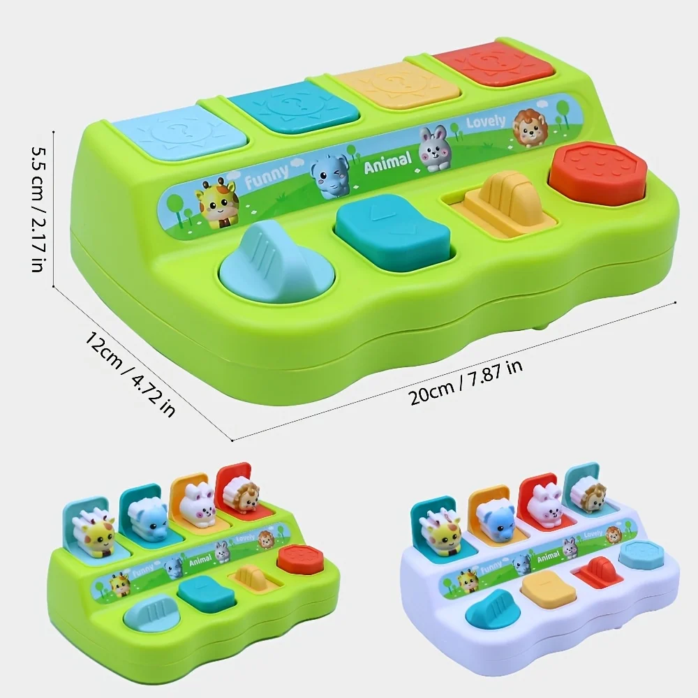 Juguete de activación y aprendizaje de animales: juego interactivo de reconocimiento de color, adecuado para niños mayores de 18 meses - imagen 2