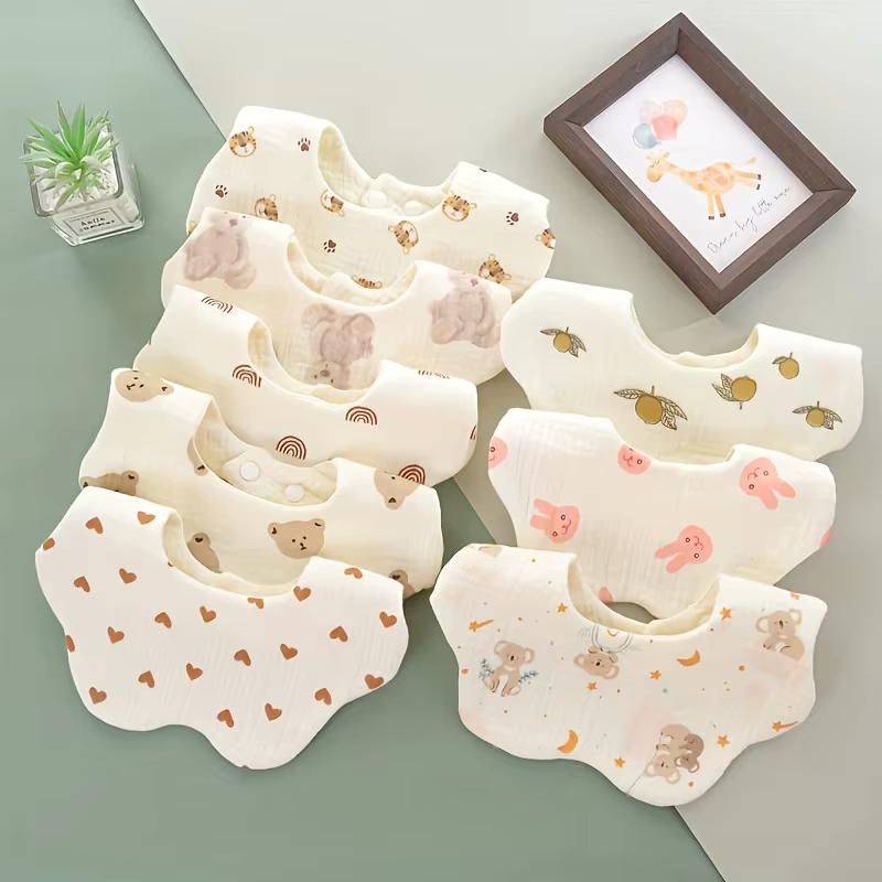Baberos para bebé recién nacido – Set bandana y paño eructar - imagen 3