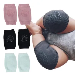 Rodilleras antideslizantes para gatear de bebé - felpa suave