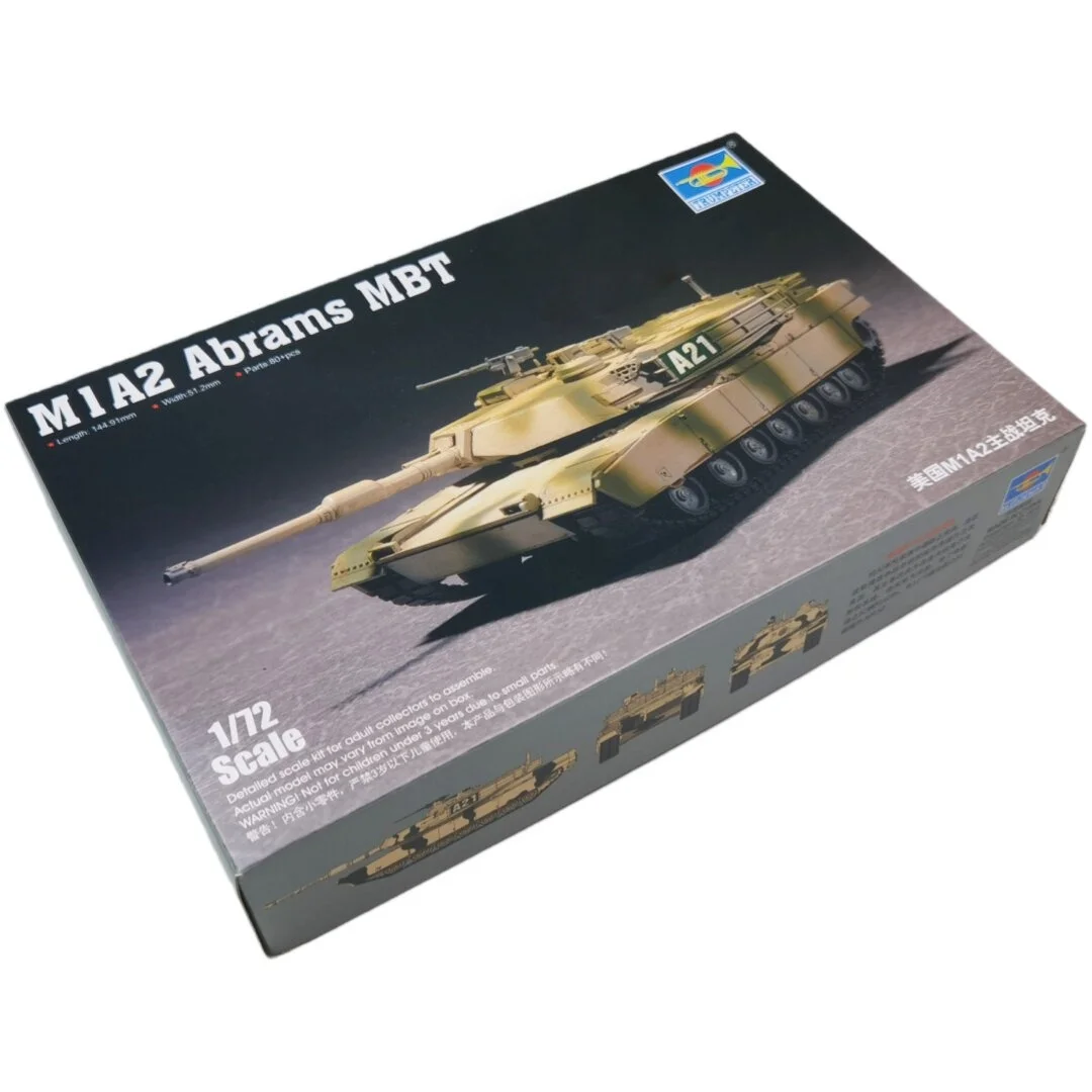 Maqueta de tanque de plástico Trumpeter M1A2 Abrams Ejército EE.UU. - imagen 3