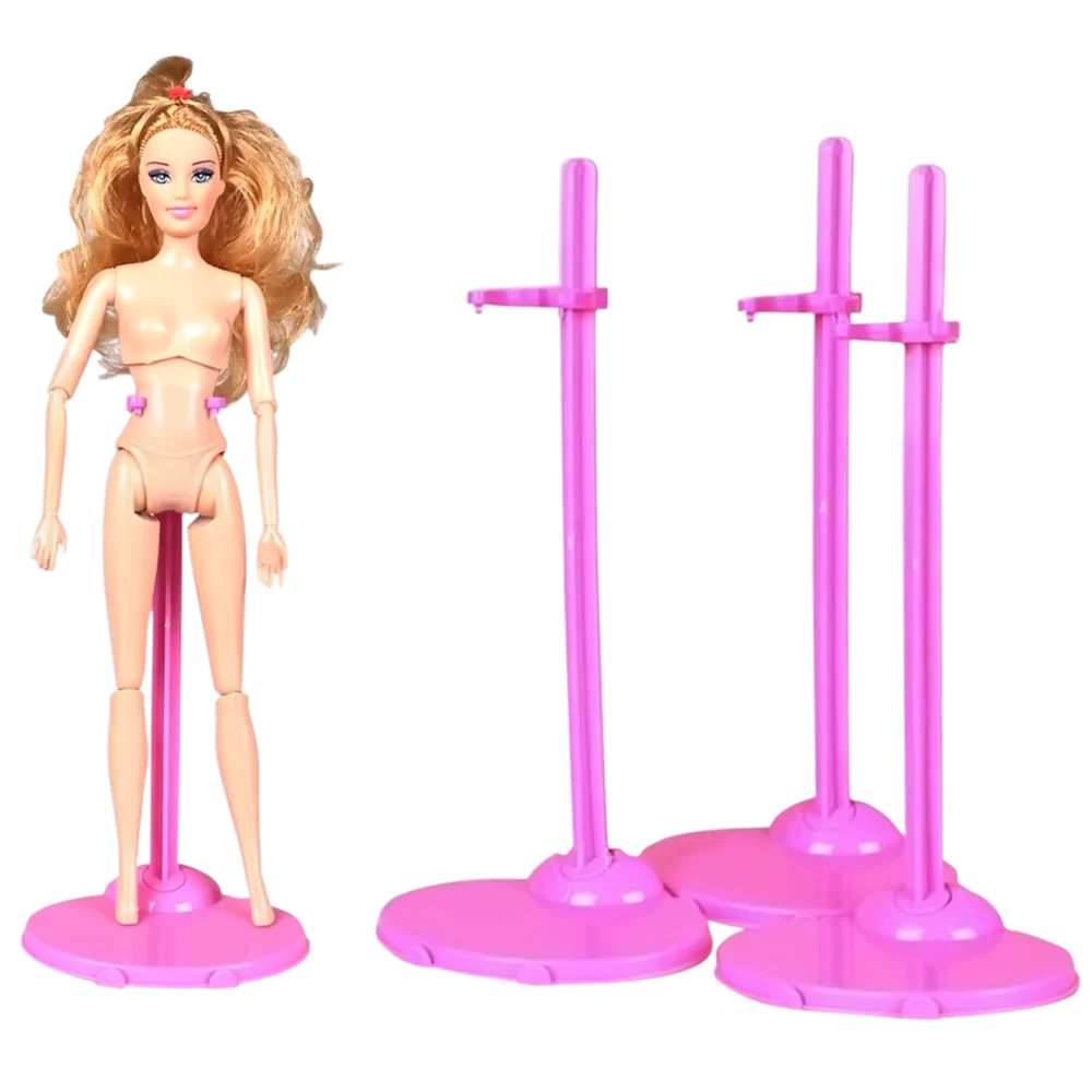 Soporte de exhibición para muñeca, soporte de exhibición para modelo Barbie, soporte de maniquí, accesorios para juguetes Barbie, 10 Uds.