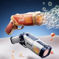Pistola de burbujas automática con luces – Juguete para el verano