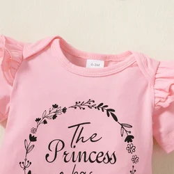 Body manga corta con volantes para bebé niña 0-18 meses