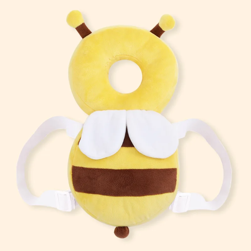 Almohada de protección para la cabeza para caminar para bebés, cojín anticaída para aprender a caminar, almohadilla para la cabeza transpirable, casco anticaída Little Bee - imagen 5