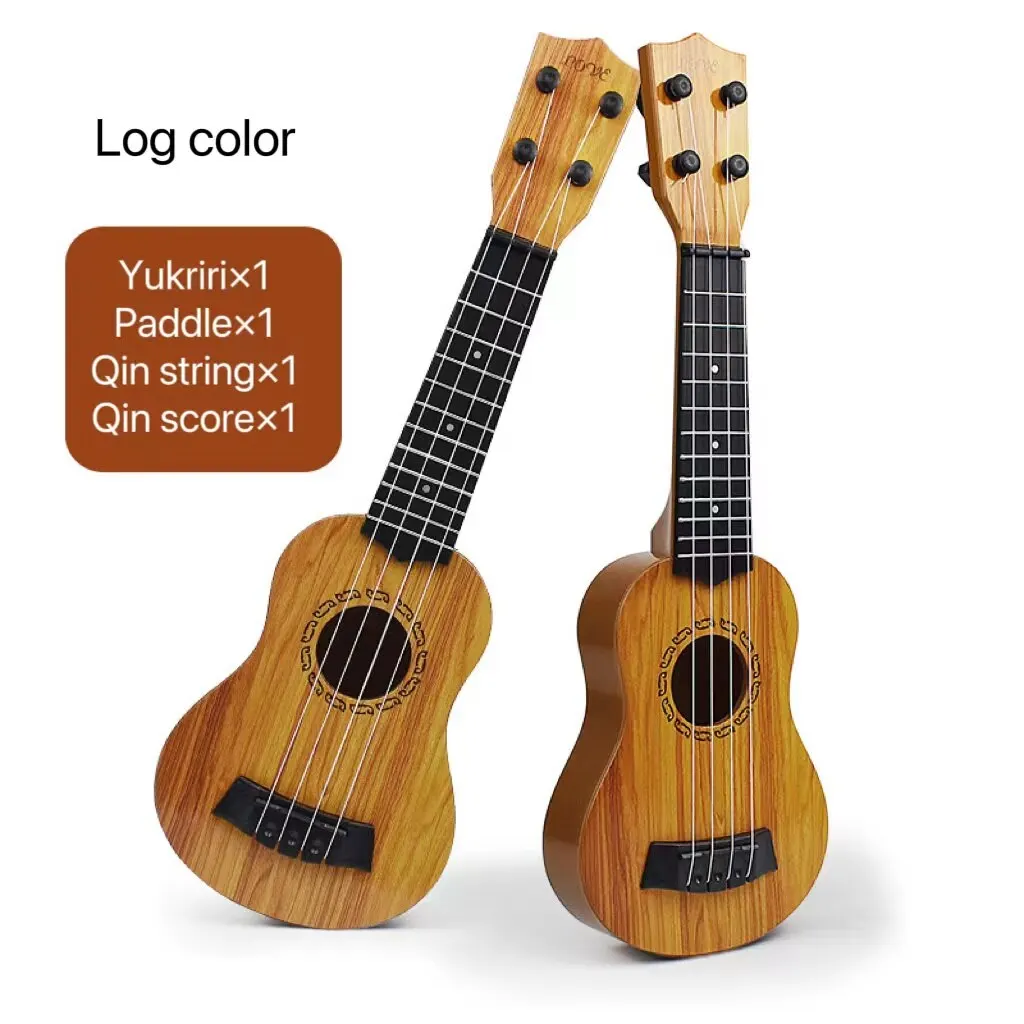 Yukrili Guitarra Juguete para Niño Instrumento Musical con Púas