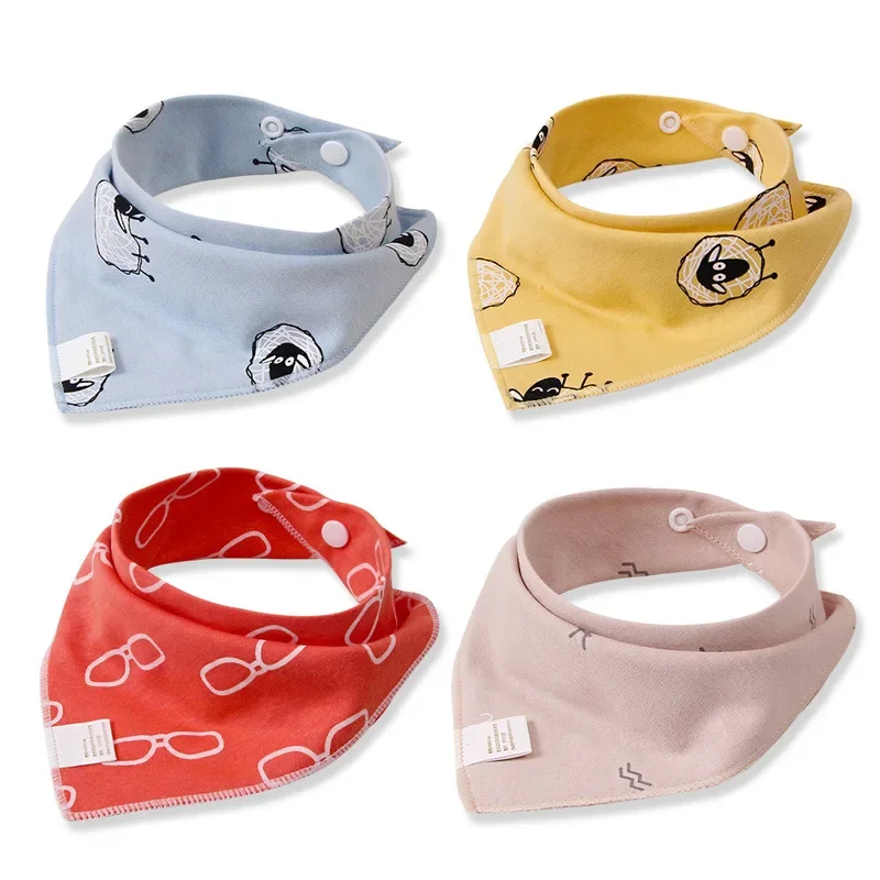 Babero bandana algodón absorbente para bebé recién nacido - imagen 3