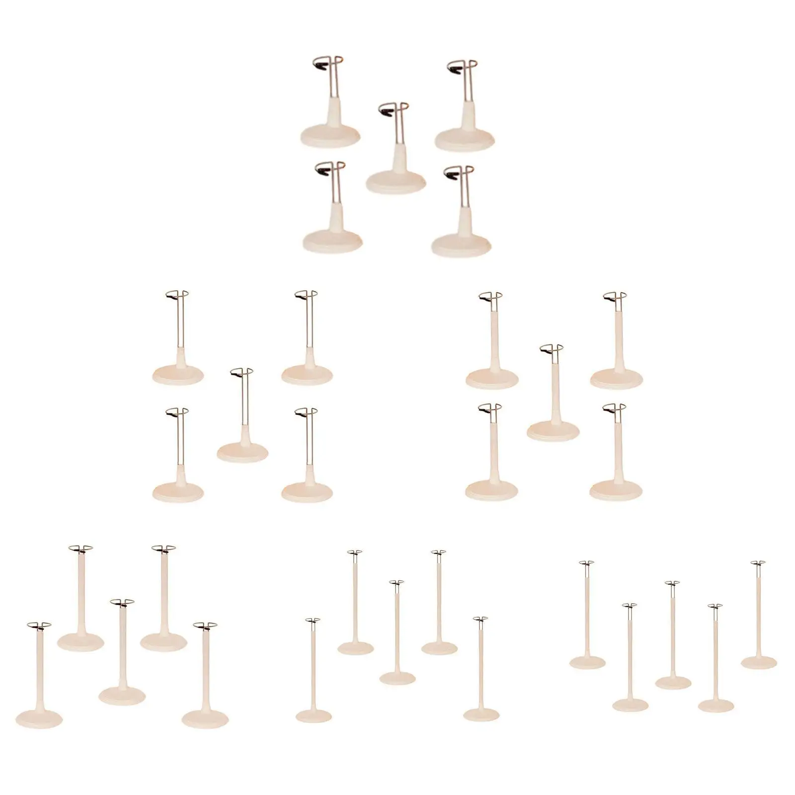 5 Pieces Doll Holder Support Bracket Portable Doll Model Support Collectible