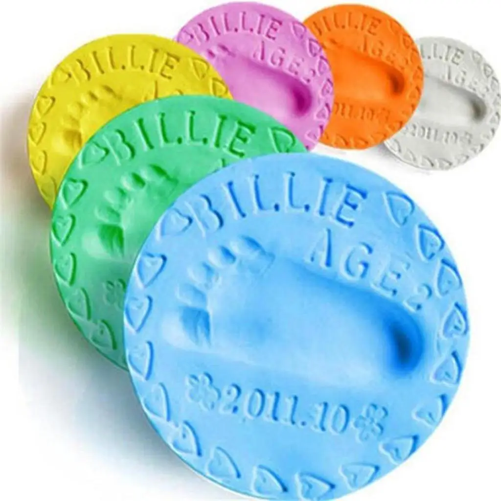 Hand Printing Mud, Drying Soft Clay Handprint Footprint Casting Kit
