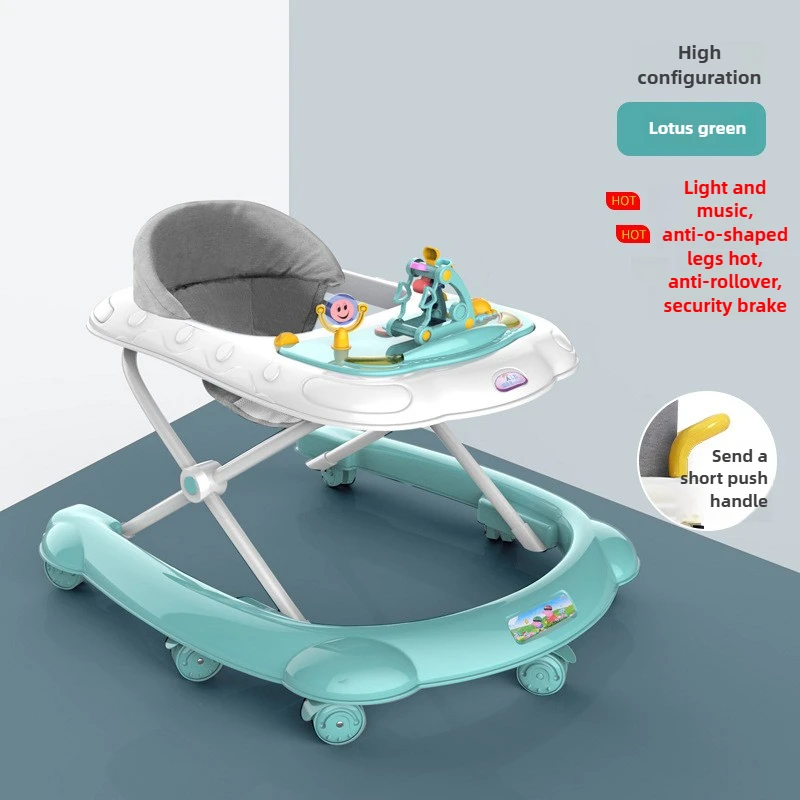 Andador para bebé con música y luz con tipos de funciones Alturas ajustables para piernas Previene las piernas en forma de O - imagen 5