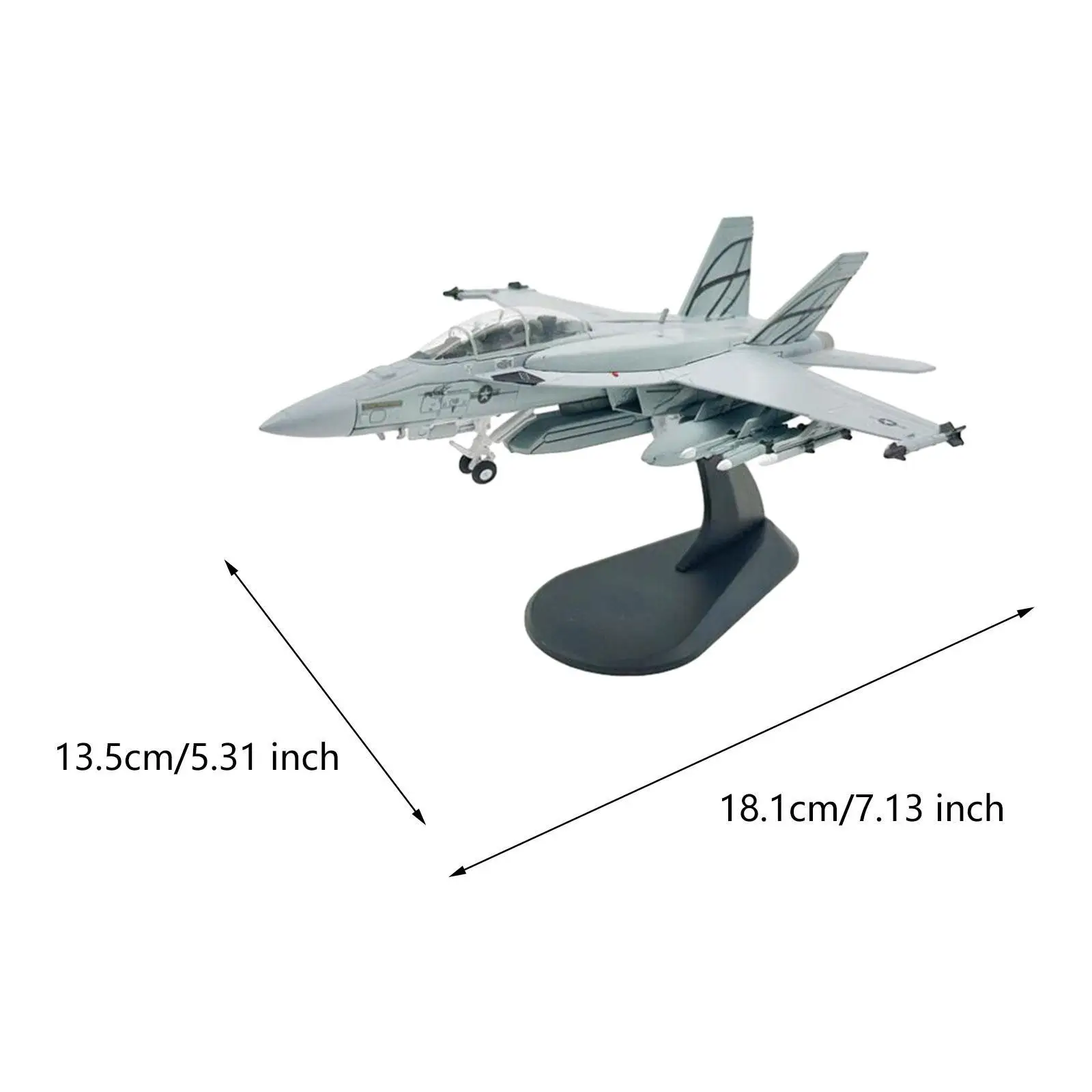 1/100 Scale F/A-18 Plane Alloy Fighter Collections Adults Gifts Display Stand