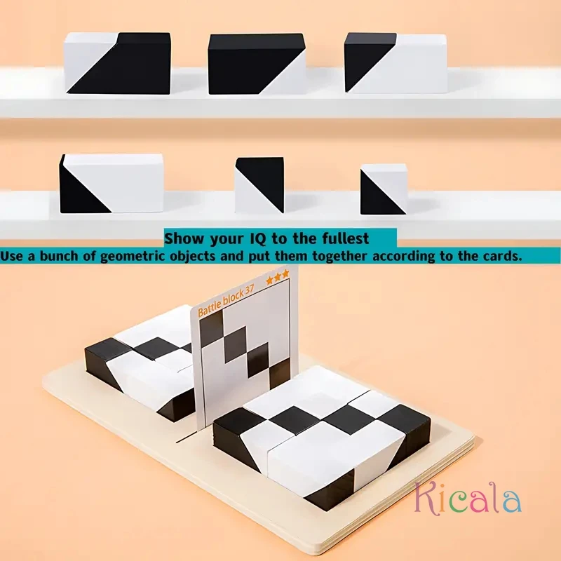 Rompecabezas 3D Geométrico para Niños – Juguete Educativo Familiar - imagen 5