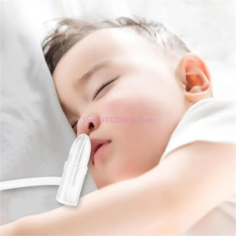 Aspirador nariz portátil para bebés R6FD, quitamocos para recién nacidos, regalo - imagen 5