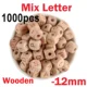 1000pcs Mix Letter