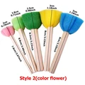 5pcs color mushroom