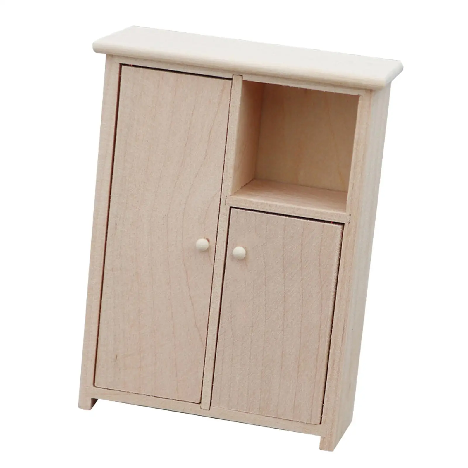 1:12 Dollhouse Cabinet Scenery Supplies Simulation Accessories Toy Doll Accessories Decoration for Living Room Bedroom Ornaments