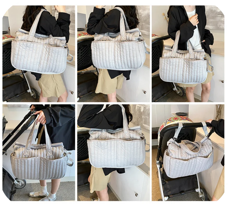 Bolso de maternidad grande con organizador y bandolera de viaje - imagen 4