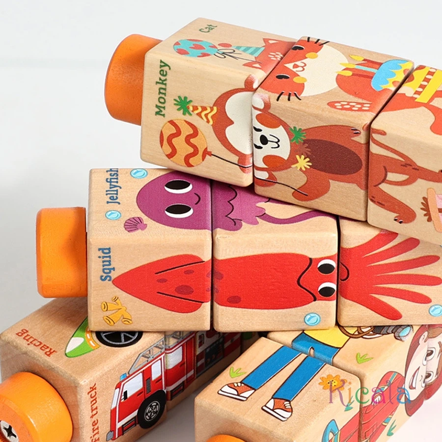 Tablero a juego de rompecabezas de alfabeto de madera, clasificador de formas de números y letras, juguete educativo Montessori para niños pequeños, regalo de 1 a 3 años - imagen 5