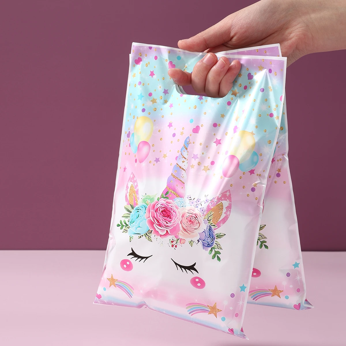 Bolso unicornio dulces para fiestas de cumpleaños celebración prenatal - imagen 4