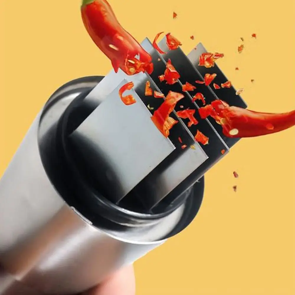 Picadora de ajo de acero inoxidable creativa, prensa manual de mano, trituradora de tomate, peladora de ajo, cocina - imagen 5