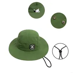 Sombrero veraniego bebé de nylon de ala ancha secado rápido