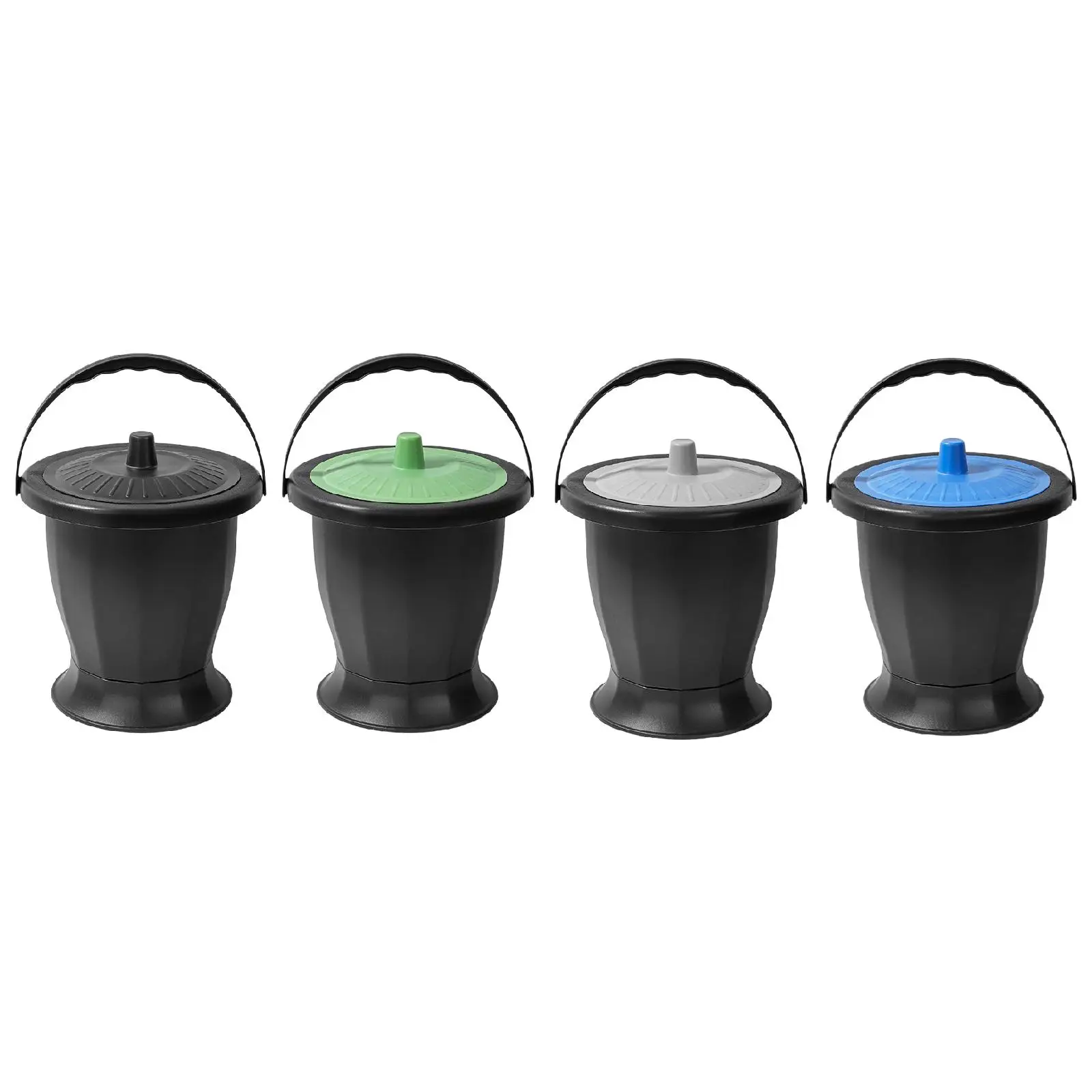 Spittoon with Lid and Handle,Portable Pot, Night Commode Bucket, Potty Pee Bucket, for Kids Adults Female Male Home