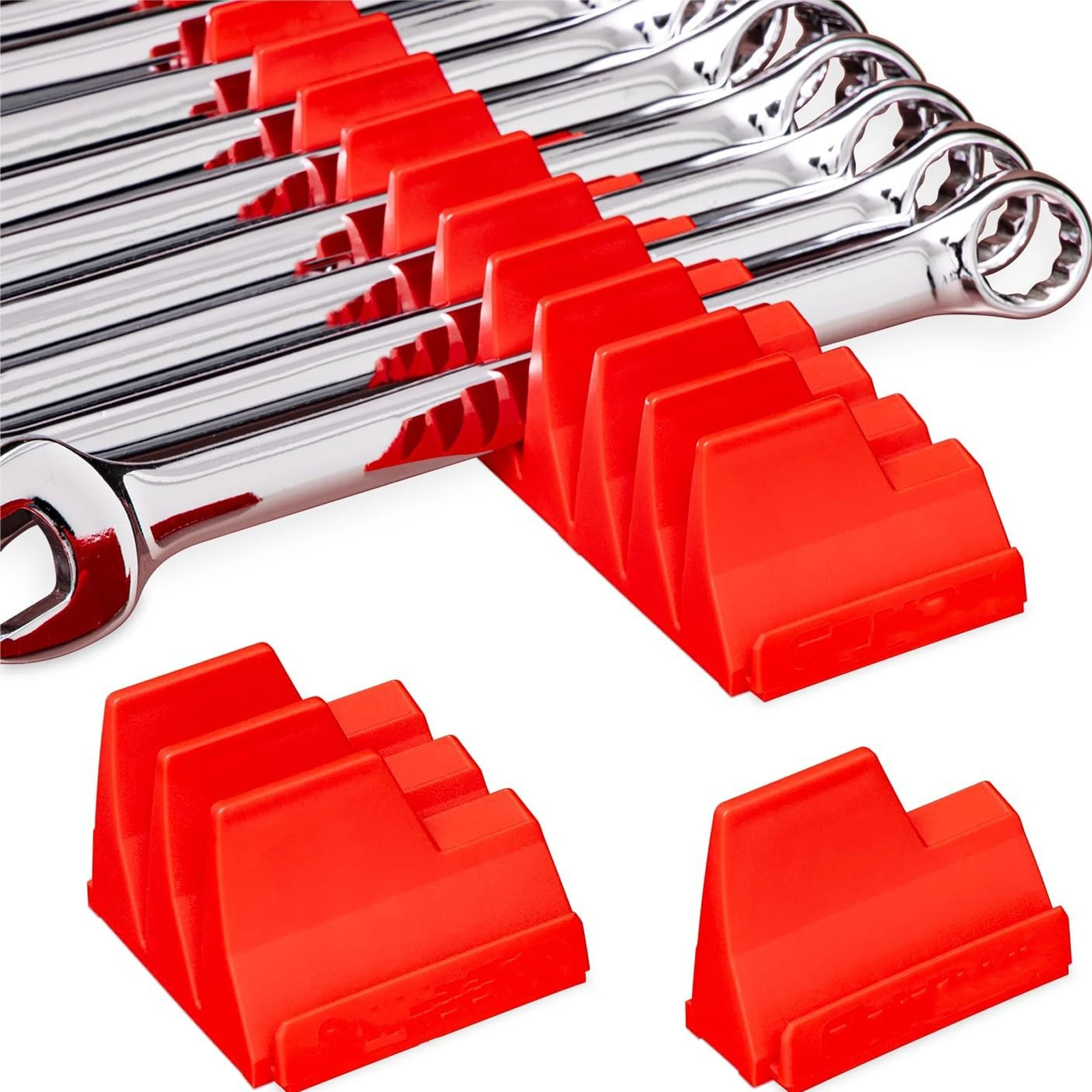 Organizador de llaves magnéticas para herramientas, organizador de 20 llaves de bolsillo para caja de herramientas, soporte para llaves, organizador de almacenamiento