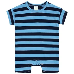 Ropa infantil de verano para niño, peleles de manga corta a rayas informales a la moda coreana, monos, ropa de Boutique para bebé, artículos para recién nacidos B139