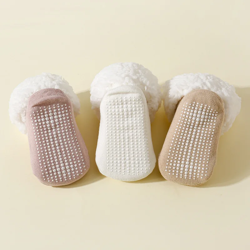 Calcetines forro polar térmicos para bebé - Algodón suave unisex - imagen 3