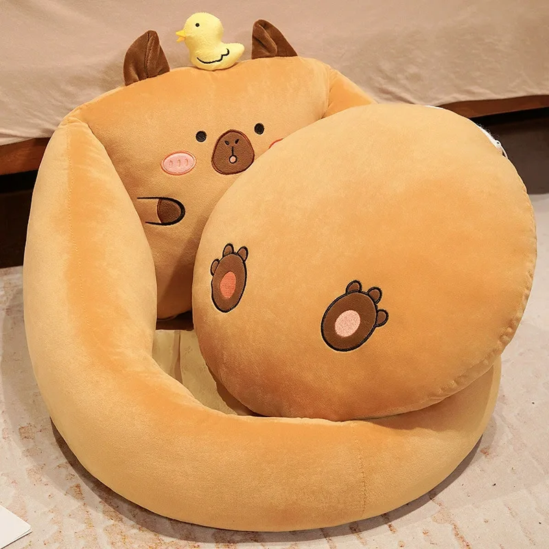 Cojín Capibara Tatami Perezoso para Niños – Sofá de Piso Juguete - imagen 2