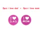10pcs violet red