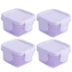 Purple 4pcs