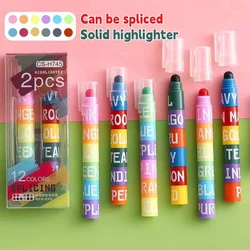 Set de papeleria escolar 12 colores rotuladores y boligrafos